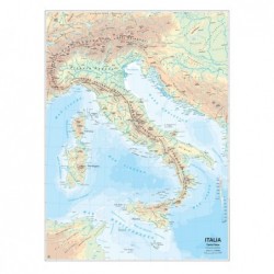 Carta geografica Italia scolastica murale Belletti