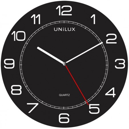 Orologio da parete Mega diametro 57,5 cm nero Unilux