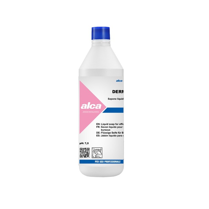 Sapone liquido Derman fiorito Alca flacone da 1 L