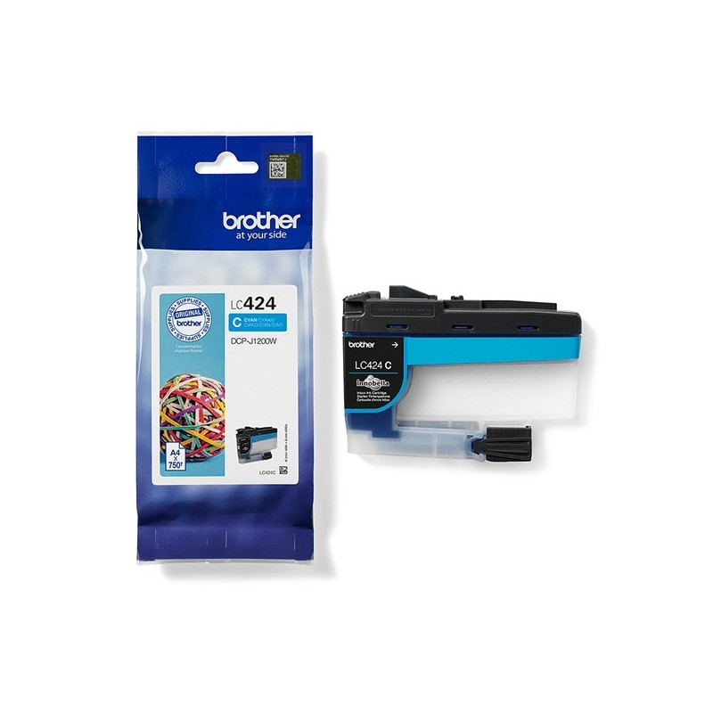 Brother Cartuccia Ciano LC424C 750 pag