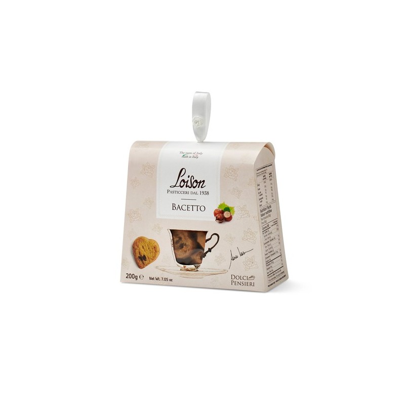 Biscotti al burro Bacetto in astuccio 200 gr Loison