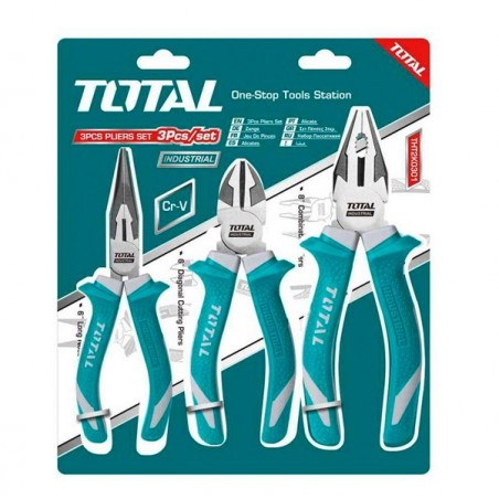 Pinza professionale Total conf. 3 pezzi