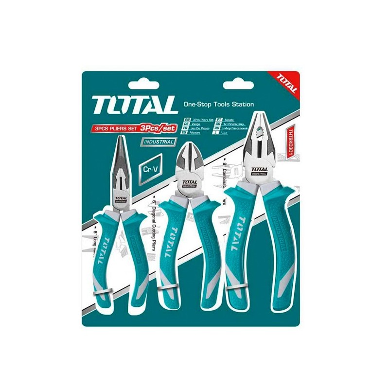 Pinza professionale Total conf. 3 pezzi