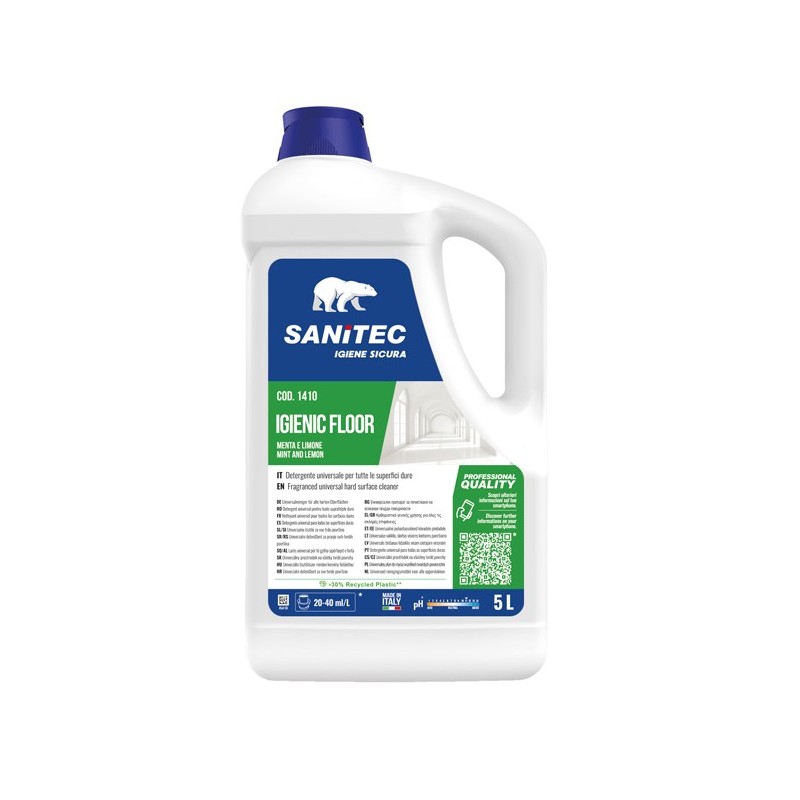 Detergente igienic floor 5 L menta e limone Sanitec