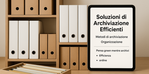 Soluzioni di archiviazione efficienti: come ottenere ordine e produttività